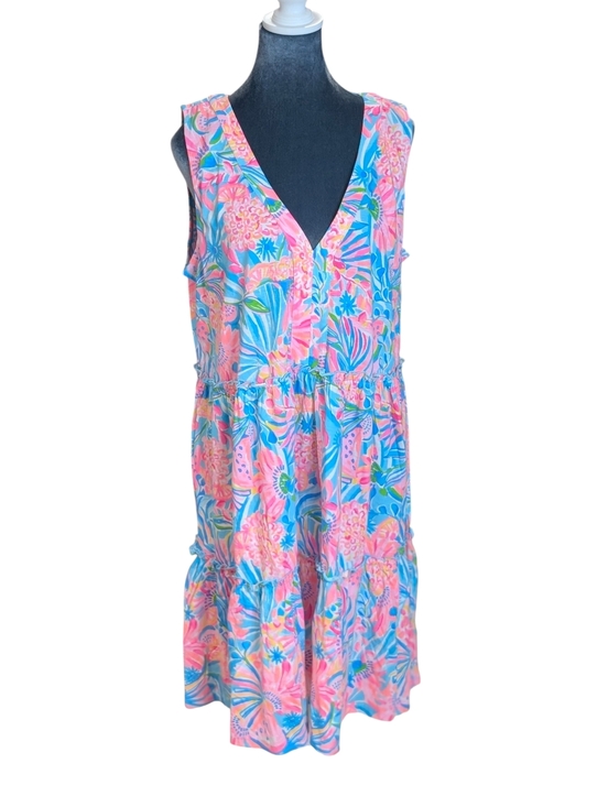Lilly Pulitzer Dresses & Skirts - Lilly Pulitzer Lorina Swing Dress in Tropical Punch Size XL NWOT